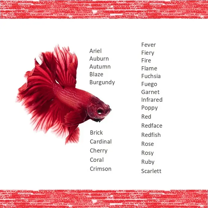 Red Fish Names