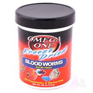 Omega One Freeze Dried Blood Worms